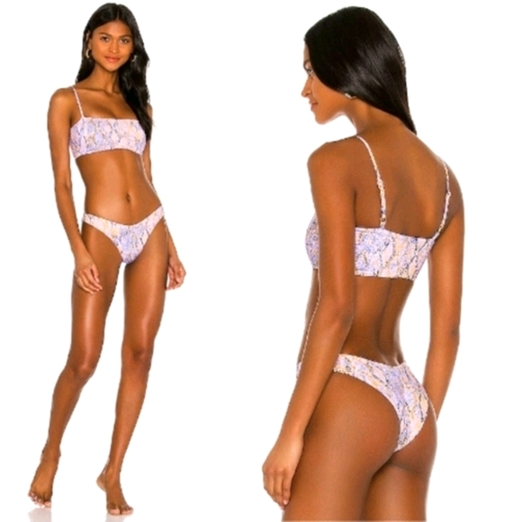 L*Space Rebel Cabana Bikini Set Serpentina Snake - Picture 13 of 16